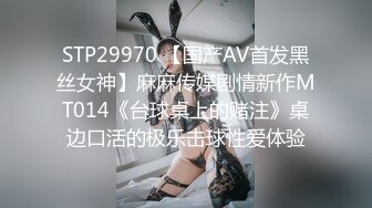 STP29970 【国产AV首发黑丝女神】麻麻传媒剧情新作MT014《台球桌上的赌注》桌边口活的极乐击球性爱体验