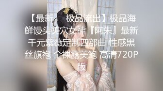 【最新❤️极品流出】极品海鲜馒头美穴女神『阿朱』最新千元紫薇定制四部曲 性感黑丝旗袍 全裸露美鲍 高清720P版