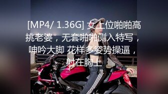 [MP4/ 1.36G] 女上位啪啪高挑老婆，无套啪啪侧入特写，呻吟大脚 花样多姿势操逼，射在胸上