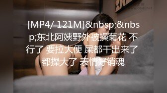 [MP4/ 121M]&nbsp;&nbsp;东北阿姨野外被操菊花 不行了 要拉大便 屎都干出来了 都操大了 表情好销魂