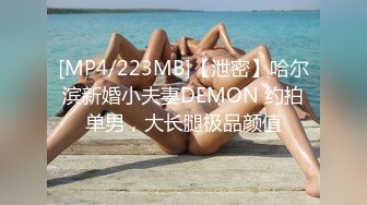 [MP4/223MB]【泄密】哈尔滨新婚小夫妻DEMON 约拍单男，大长腿极品颜值